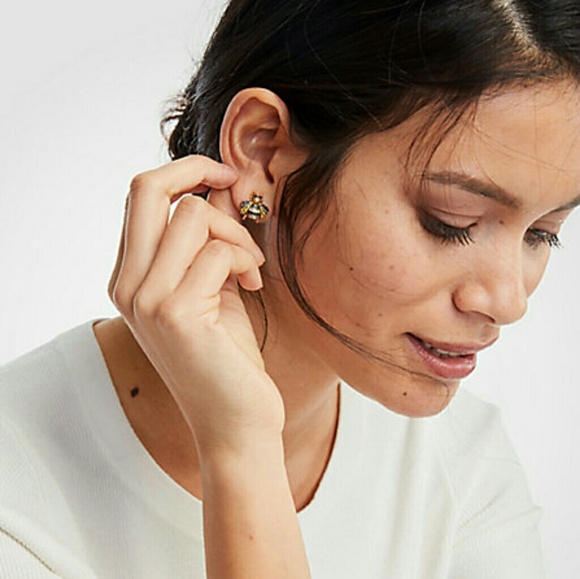 NWT Ann Taylor Bee Stud Earrings - Picture 3 of 4